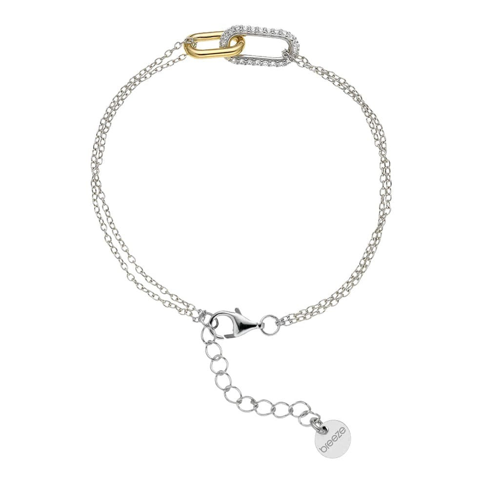 Breeze 313004.1 Gold Plated Silver Bracelet