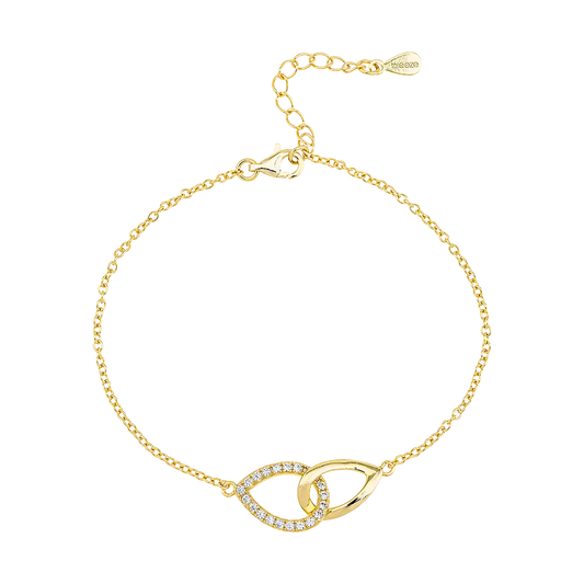 Breeze 313004.1 Gold Plated Silver Bracelet