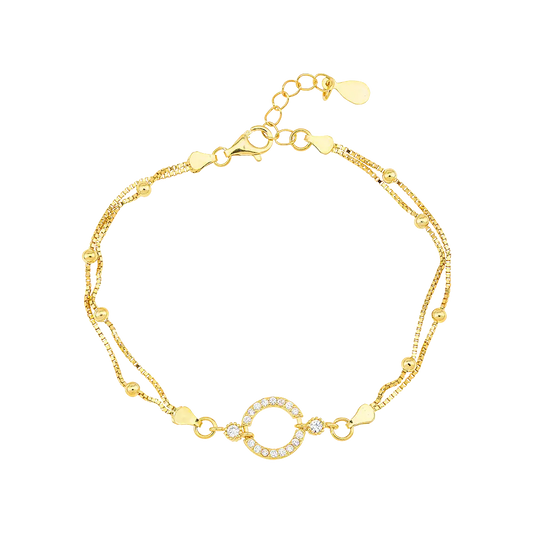 Breeze 313004.1 Gold Plated Silver Bracelet