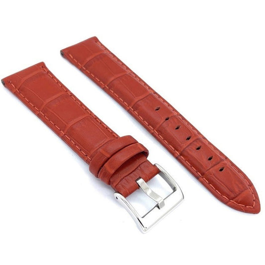 Genuine Alligator 1020-0719 Brown Leather Strap