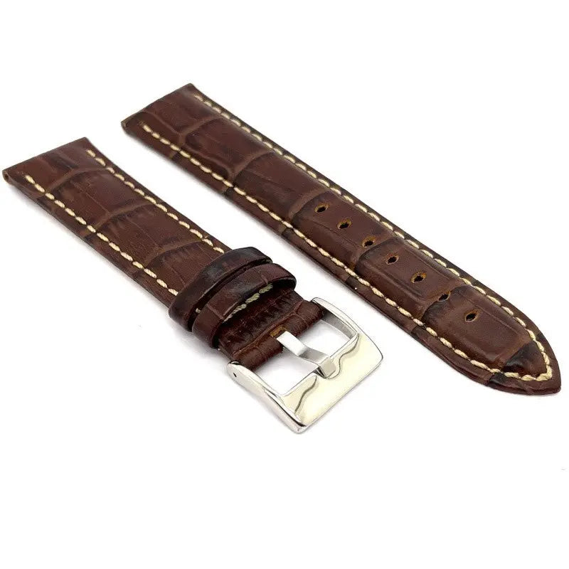 Λουρί 378.02 Brown Leather Strap N24