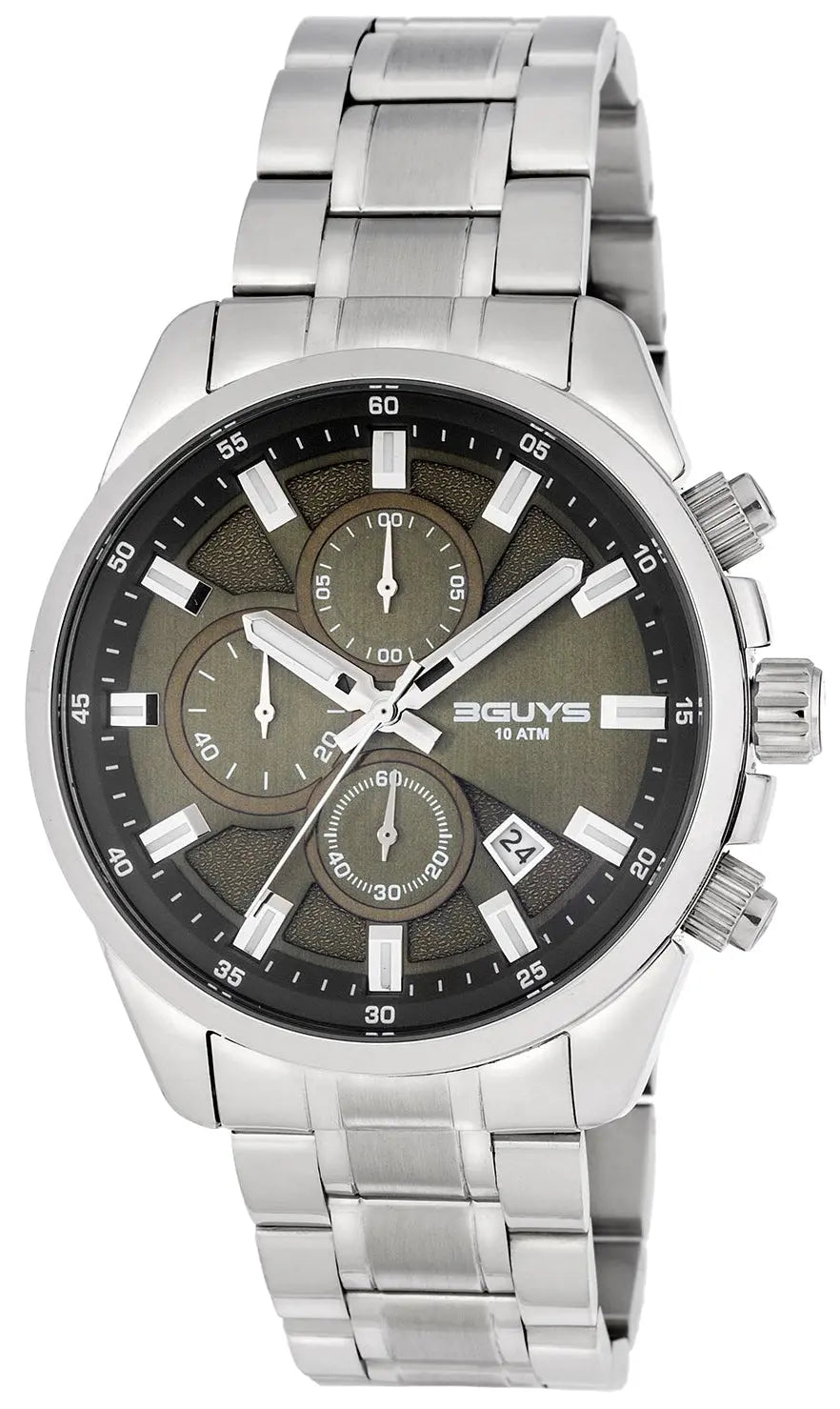3GUYS 3G17003 Silver Stainless Steel Bracelet