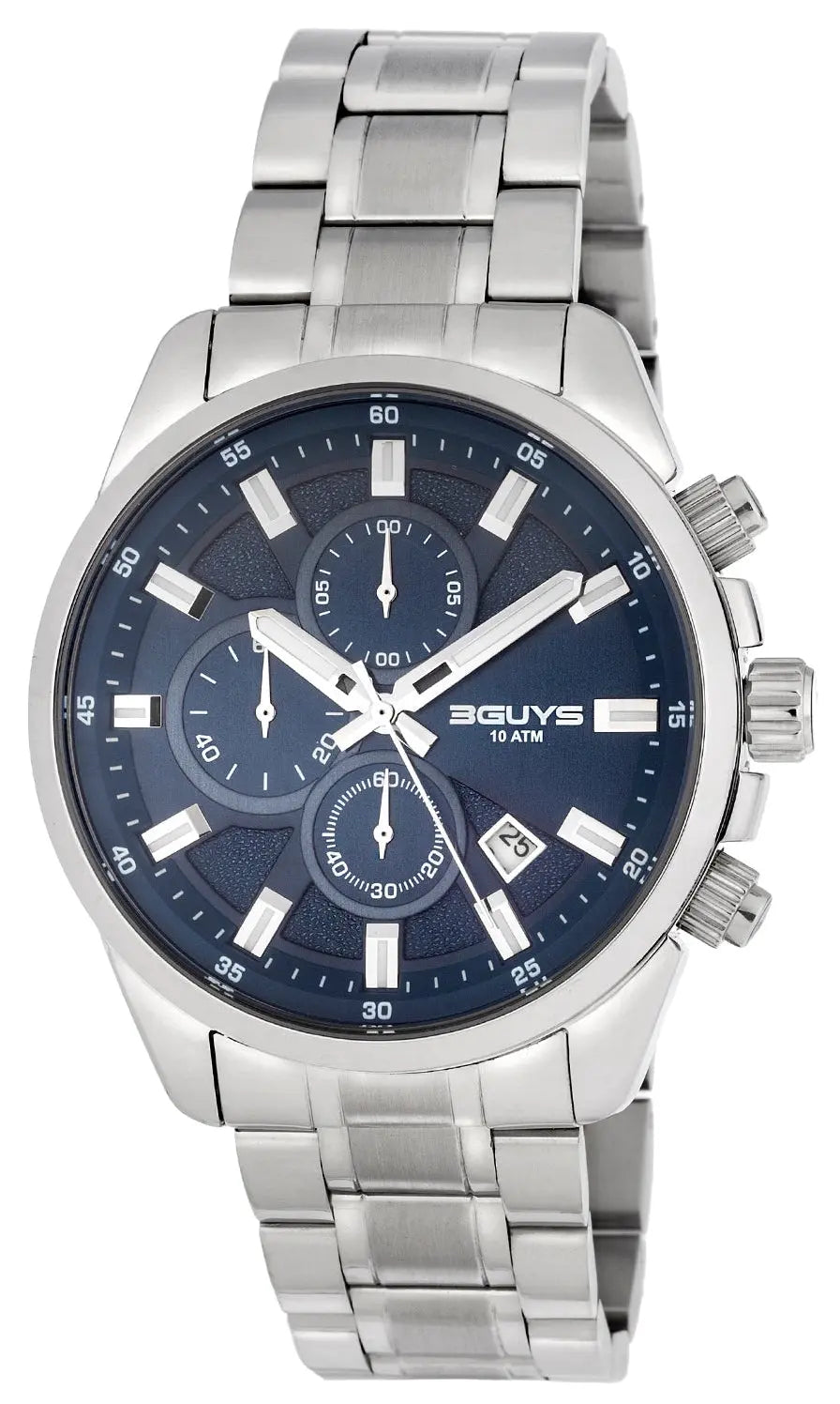 3GUYS 3G17004 Silver Stainless Steel Bracelet