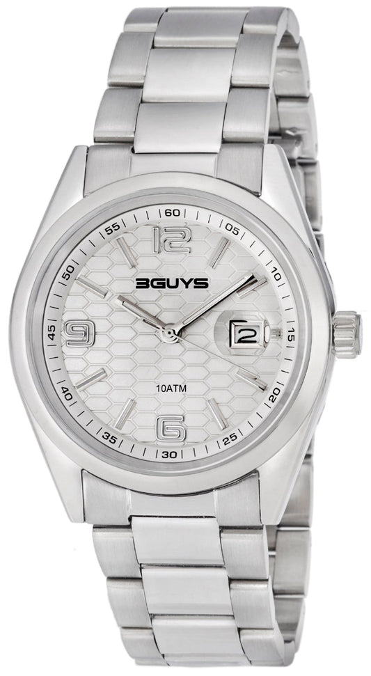 3GUYS 3G20301 Silver Stainless Steel Bracelet