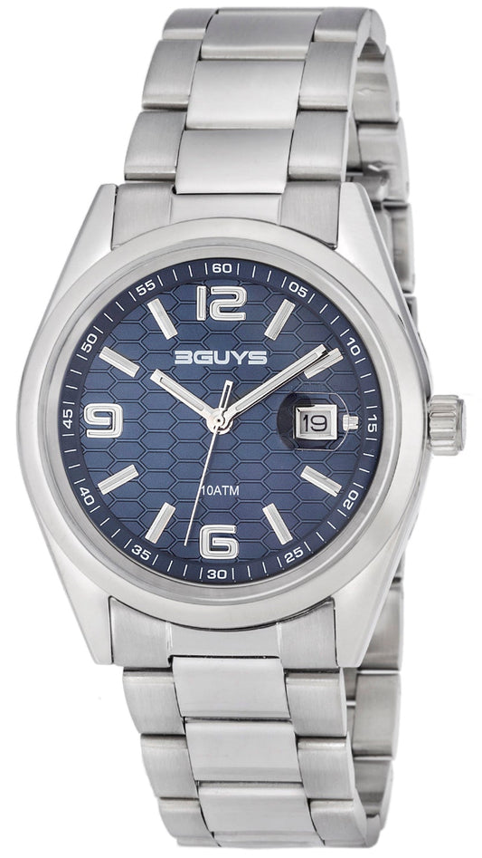 3GUYS 3G20305 Silver Stainless Steel Bracelet