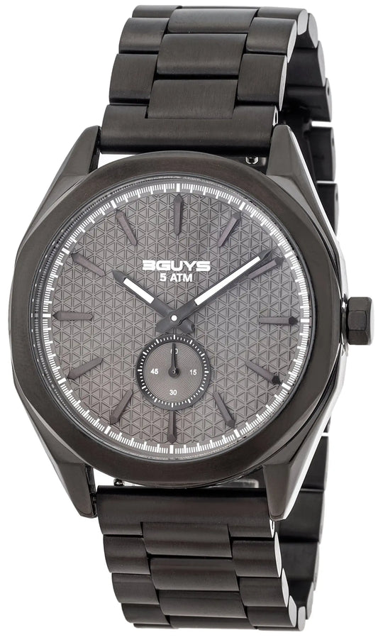 3GUYS 3G82022 Black Stainless Steel Bracelet