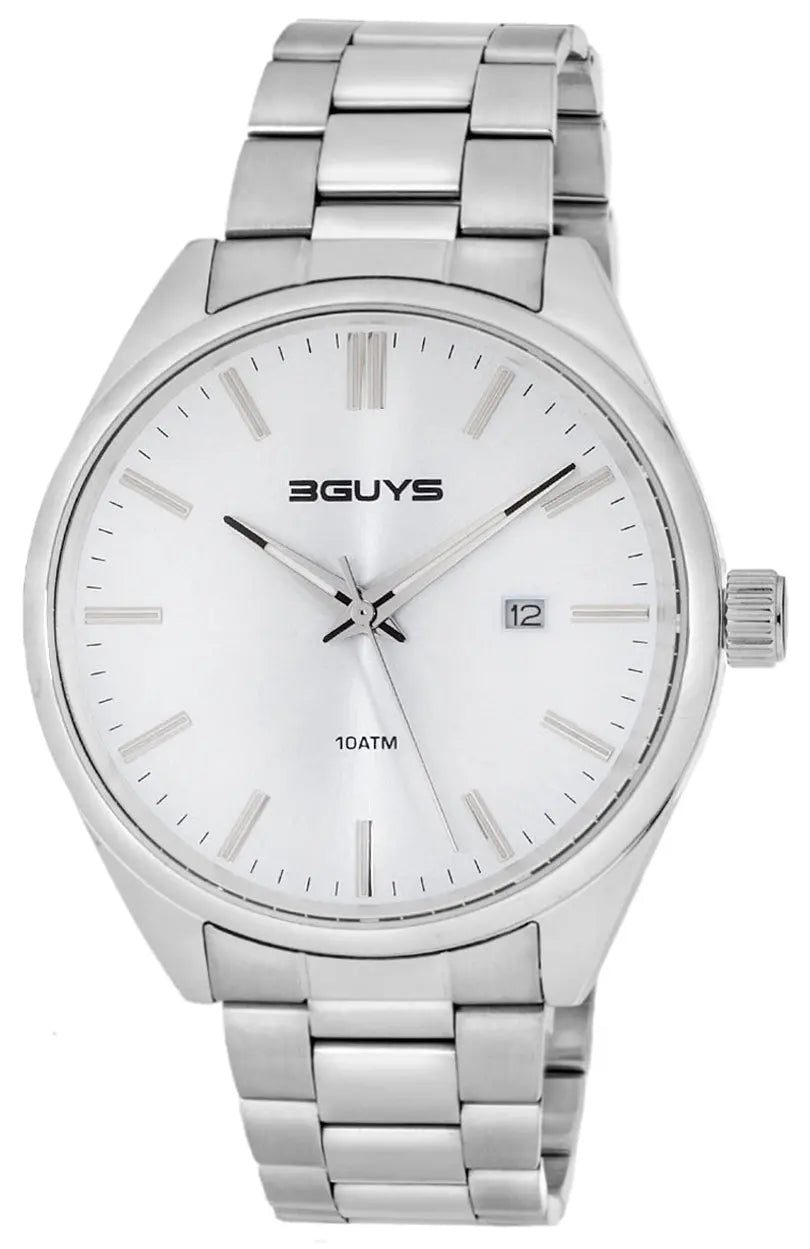 3GUYS 3G96002 Silver Stainless Steel Bracelet