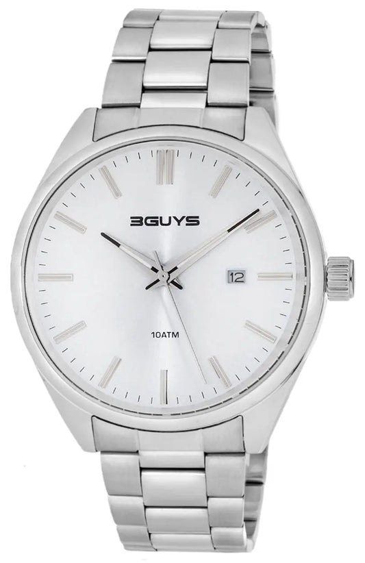 3GUYS 3G96002 Silver Stainless Steel Bracelet