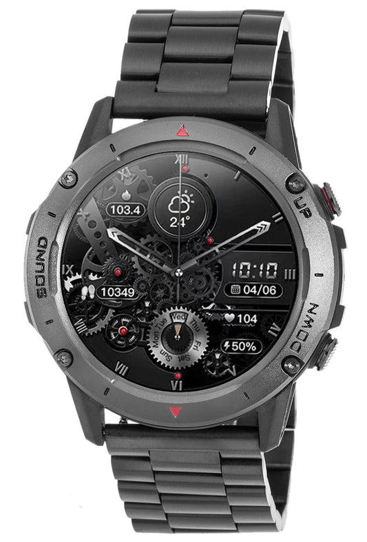 3GUYS 3GW0902 Smartwatch Black Stainleess Steel Bracelet