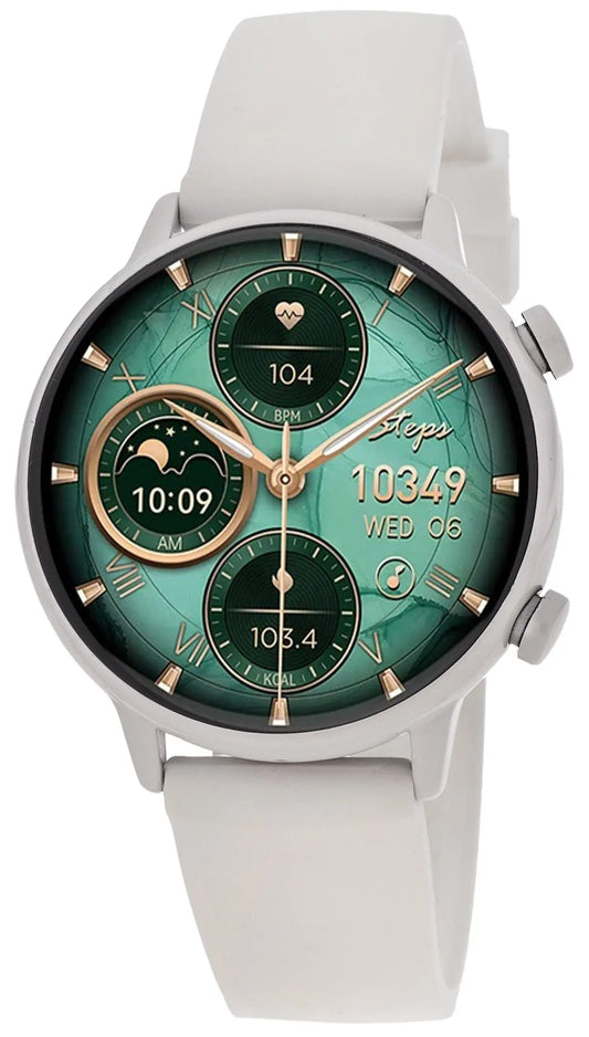 3GUYS 3GW3903 Smartwatch White Silicon Strap