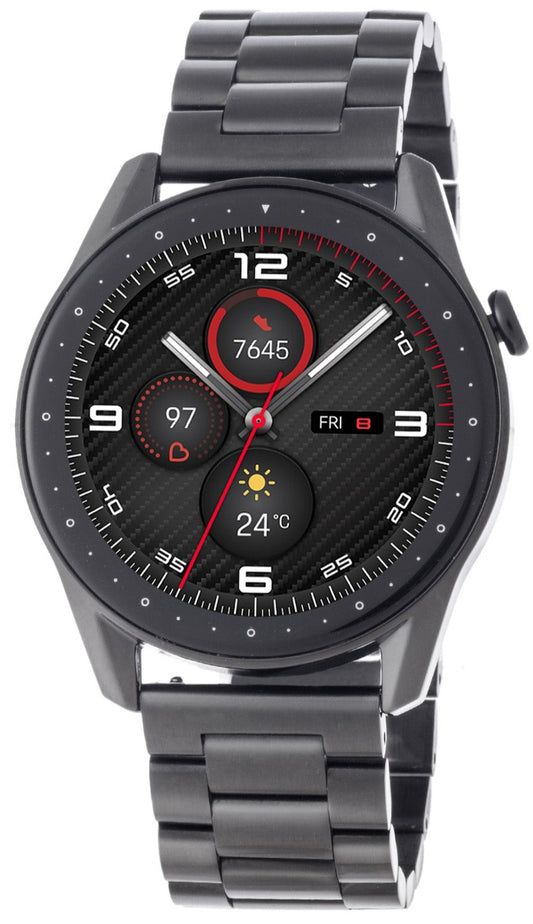 3GUYS 3GW4652 Smartwatch Black Stainless Steel Bracelet