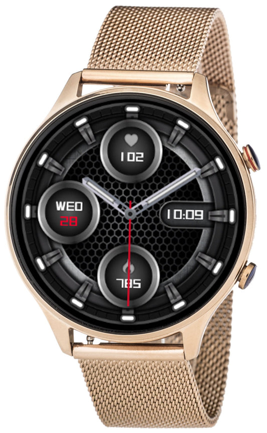 3GUYS 3GW5091 Smartwatch Rose Gold Stainless Steel Bracelet