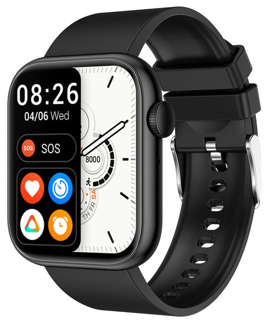3GUYS 3GW6701 Smartwatch Black Rubber Strap