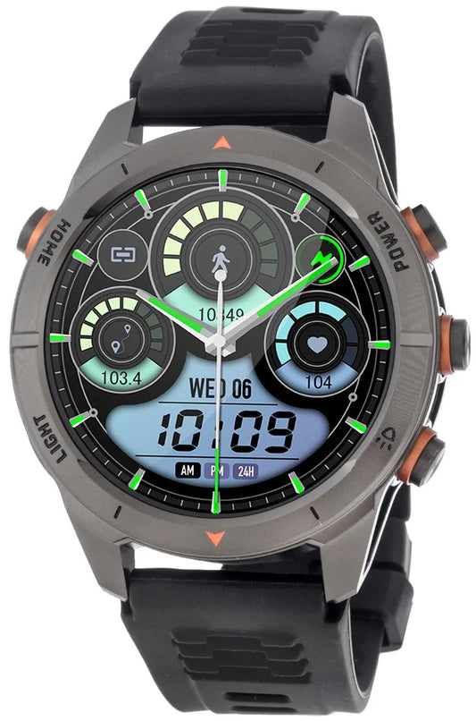 3GUYS 3GW8051 Smartwatch Black Rubber Strap
