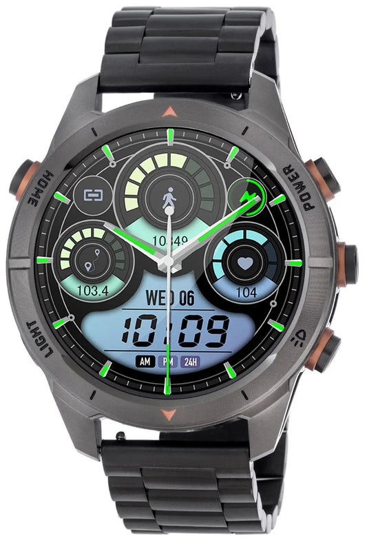 3GUYS 3GW8052 Smartwatch Black Stainless Steel Bracelet