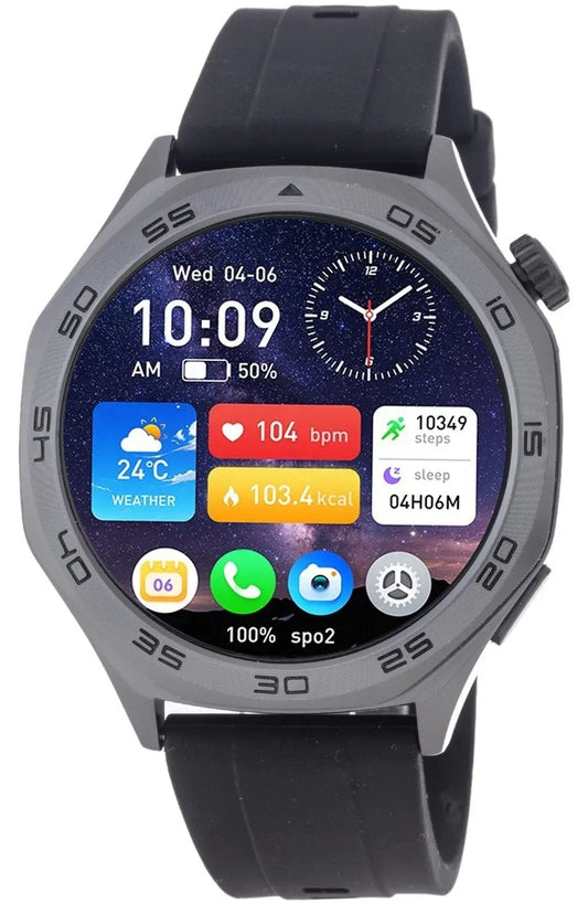 3GUYS 3GW8301 Smartwatch Black Rubber Strap
