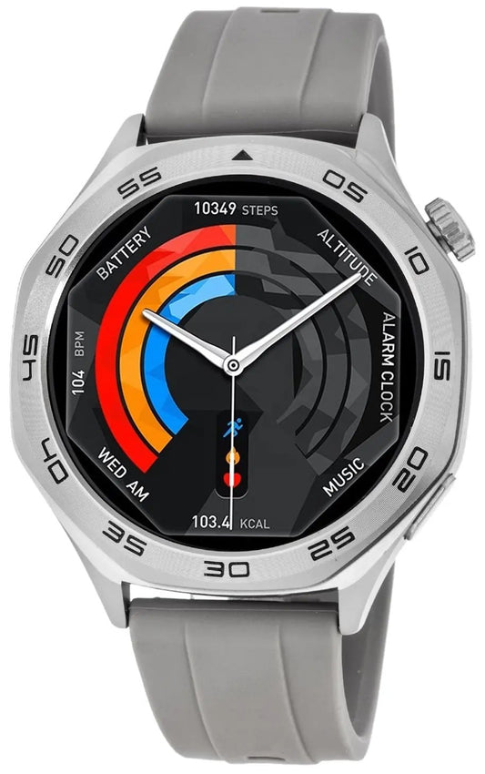 3GUYS 3GW8303 Smartwatch Grey Rubber Strap