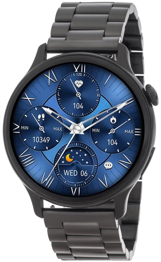 3GUYS 3GW8572 Smartwatch Black Stainless Steel Bracelet