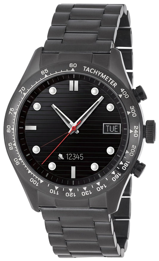 3GUYS 3GW9502 Smartwatch Black Stainless Steel Bracelet