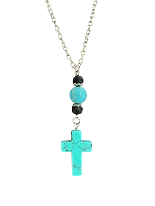 Φυλαχτό Αυτοκινήτου 40424 με Σταυρό από Ατσάλι