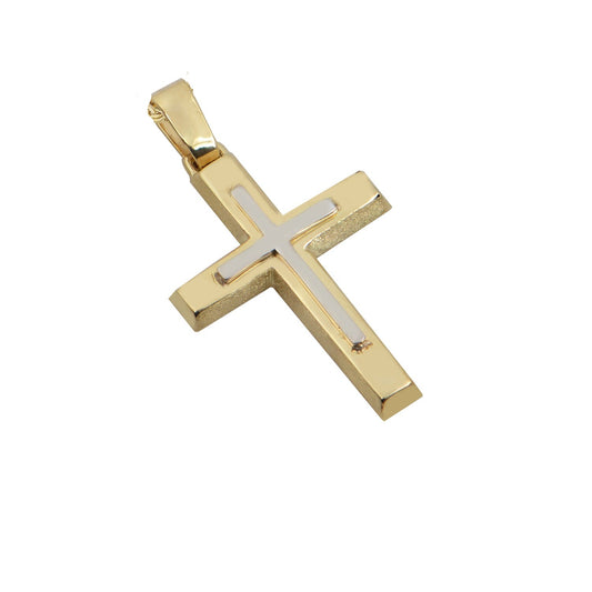 Βαφτιστικός Σταυρός STA407 Χρυσός Κ14