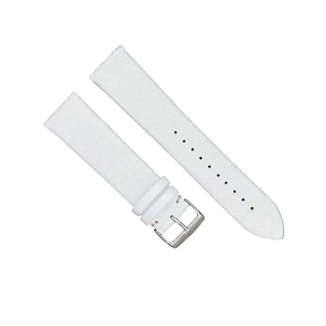 Λουρί 411.22 White Leather Strap N22