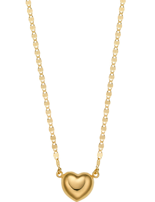 Breeze 411001.1 Gold Plated Silver Necklace with Zirconia