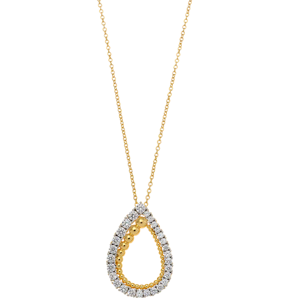 Breeze 413001.1 Gold Plated Silver Double Necklace