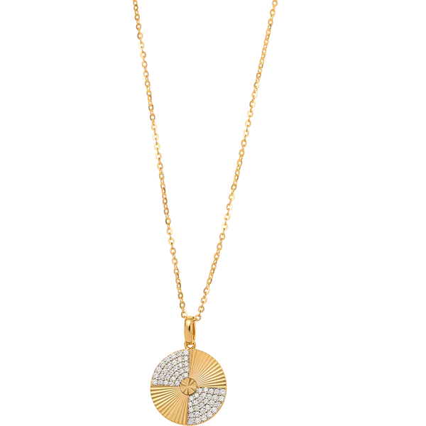 Breeze 413001.1 Gold Plated Silver Double Necklace