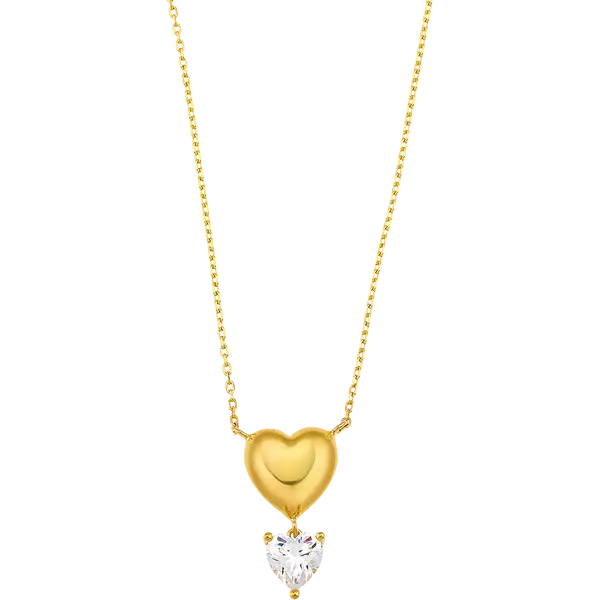 Breeze 413001.1 Gold Plated Silver Double Necklace