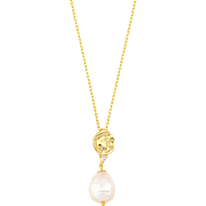 Breeze 413001.1 Gold Plated Silver Double Necklace