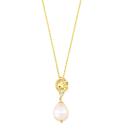 Breeze 413001.1 Gold Plated Silver Double Necklace