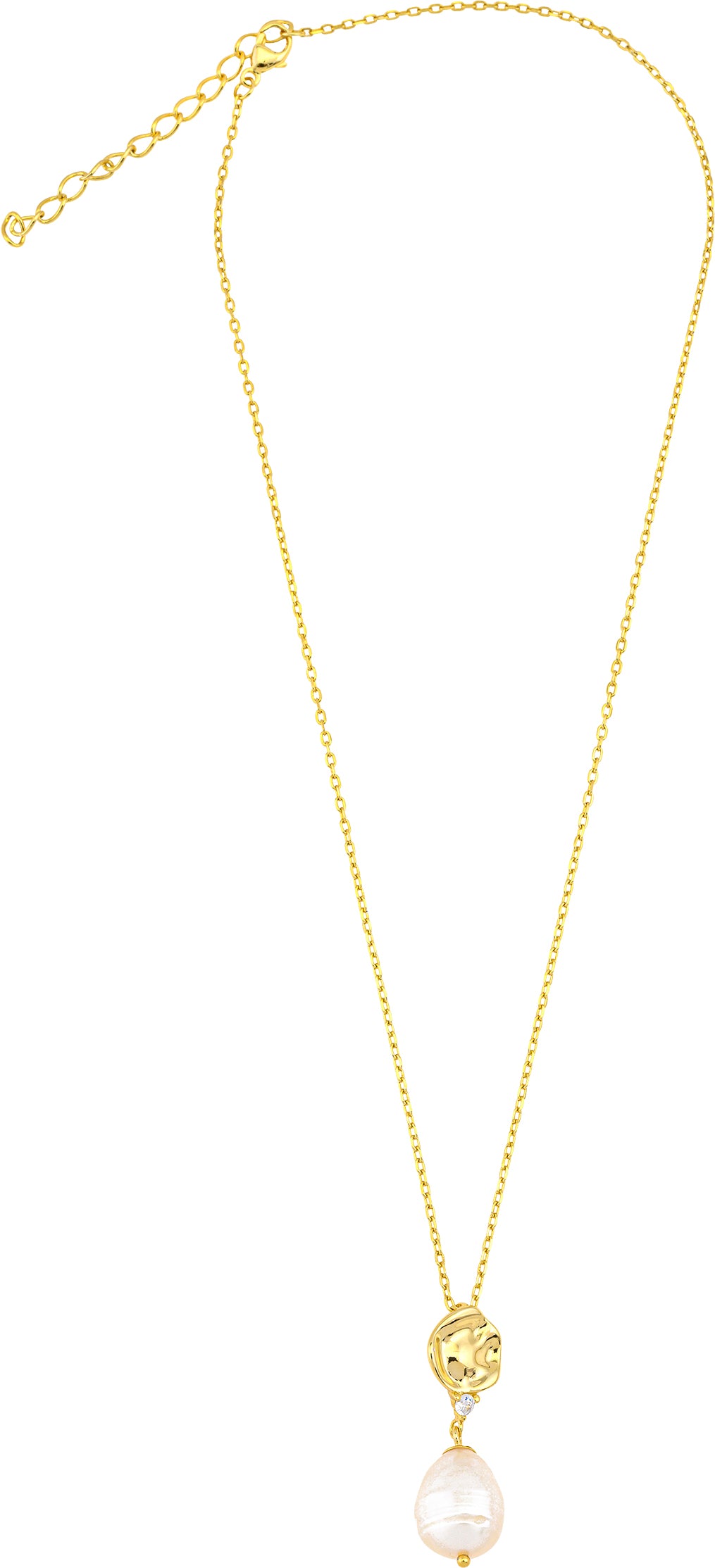 Breeze 413001.1 Gold Plated Silver Double Necklace