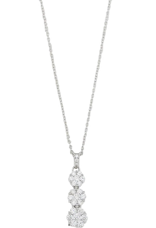 Breeze 413001.1 Gold Plated Silver Double Necklace