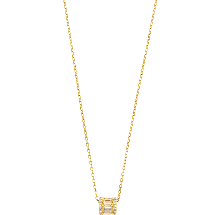 Breeze 413001.1 Gold Plated Silver Double Necklace