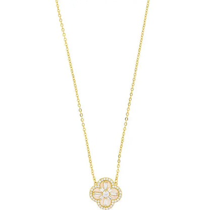 Breeze 413001.1 Gold Plated Silver Double Necklace