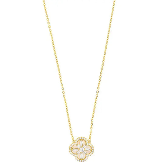Breeze 413001.1 Gold Plated Silver Double Necklace