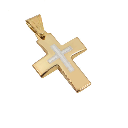Βαφτιστικός Σταυρός STA423 Χρυσός 14ct