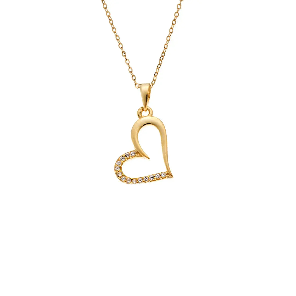 Ballerina Necklace With Zirconia GM208W In Platinum Plated Silver