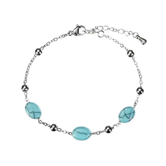 N00965G Riviera Stainless Steel Bracelet with Zirconia
