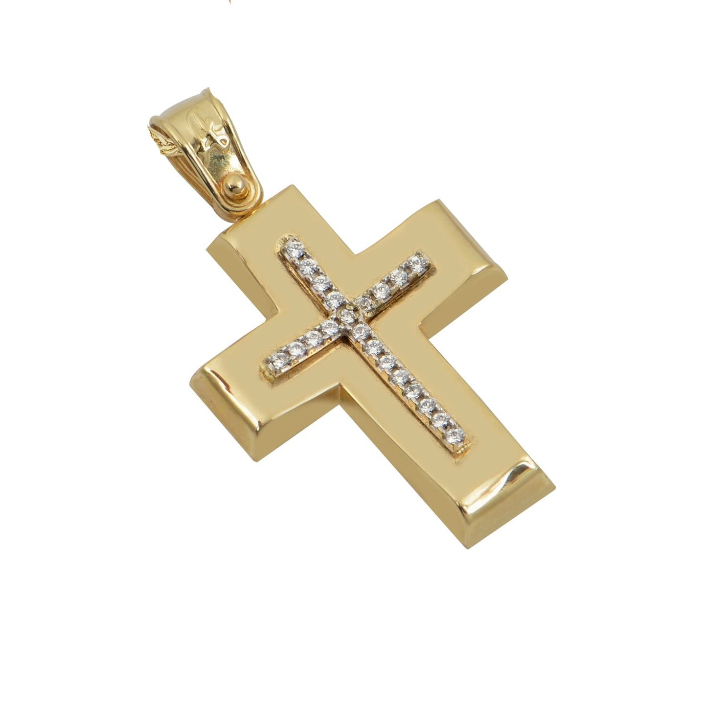 Baptismal Cross STA600 Gold K9