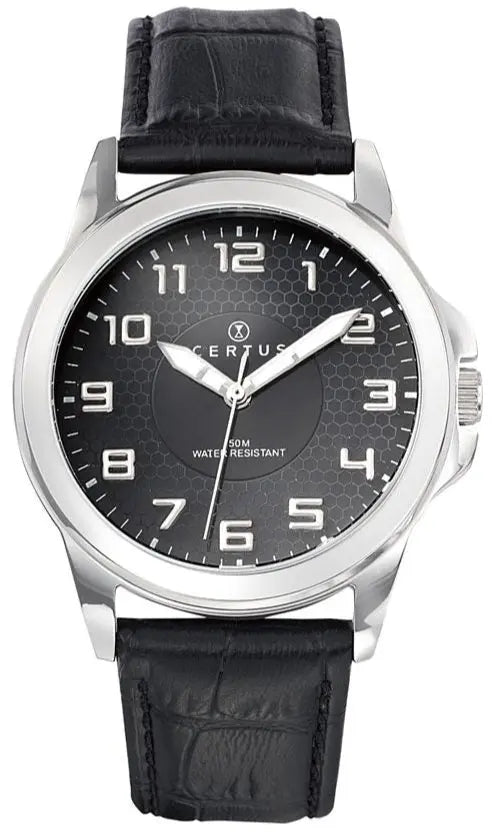 Certus 610748 Black Leather Strap