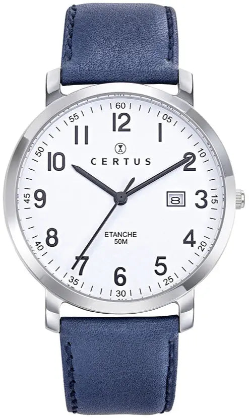 Certus 611082 Blue Leather Strap
