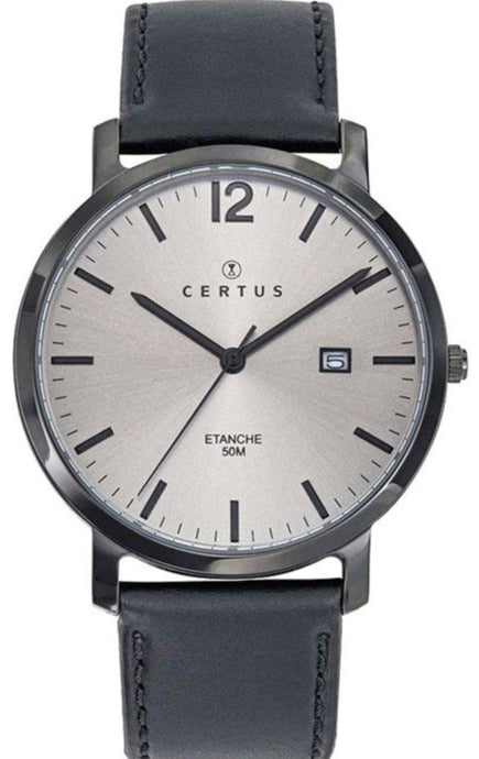 Certus 611169 Black Leather Strap