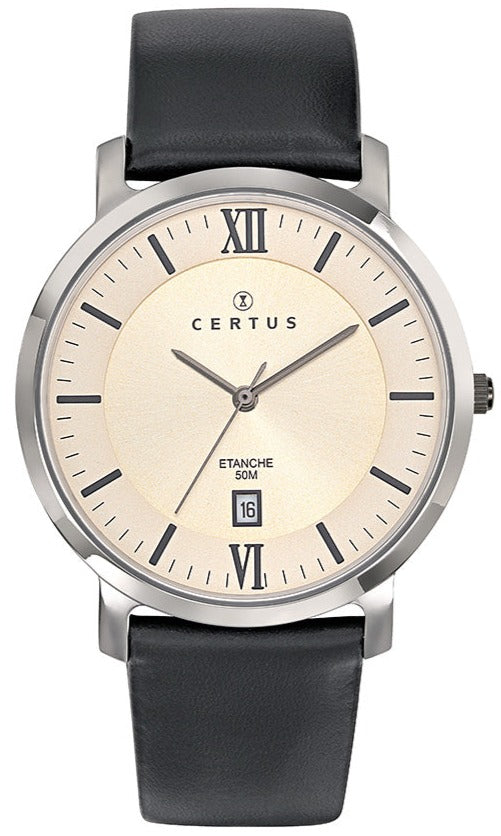 Certus 611192 Black Leather Strap