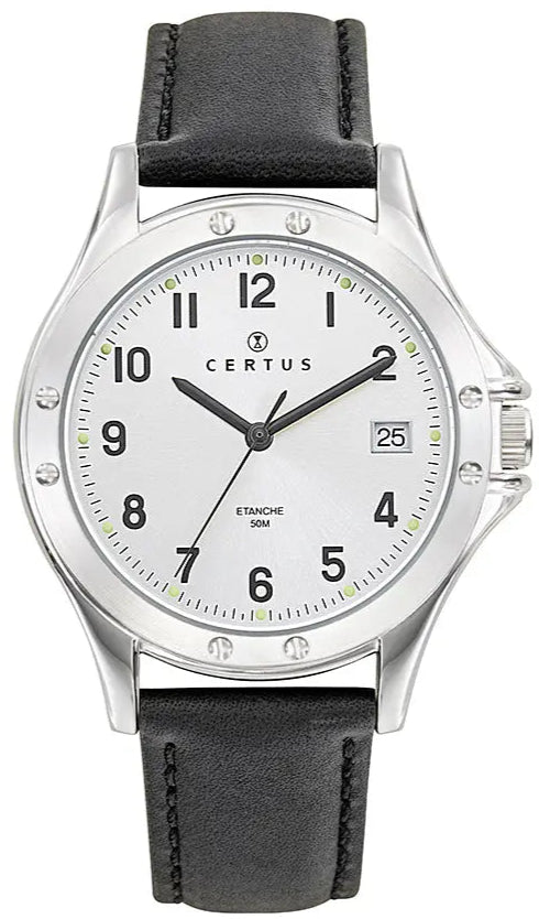 Certus 611306 Black Leather Strap