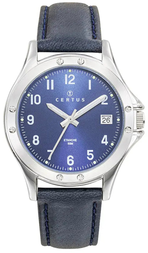 Certus 611307 Blue Leather Strap
