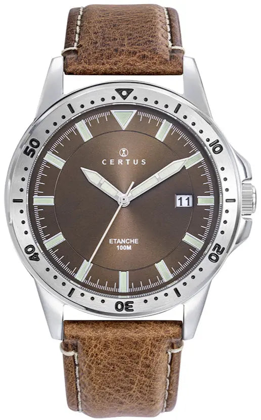 Certus 611310 Brown Leather Strap