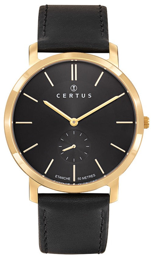 Certus 612403 Black Leather Strap