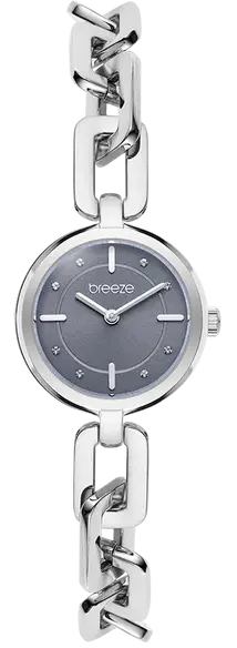 BREEZE 612581.6 Cadena Silver Stainless Steel Bracelet